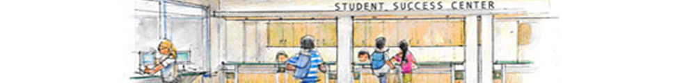 Drawing of Student Success Center