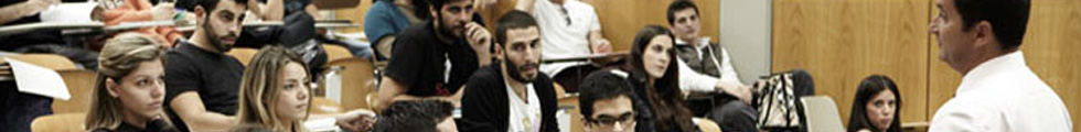 Professor giving a lecture to a classroom of students