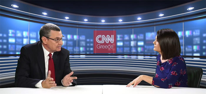 President Horner Interviewed on CNN.gr