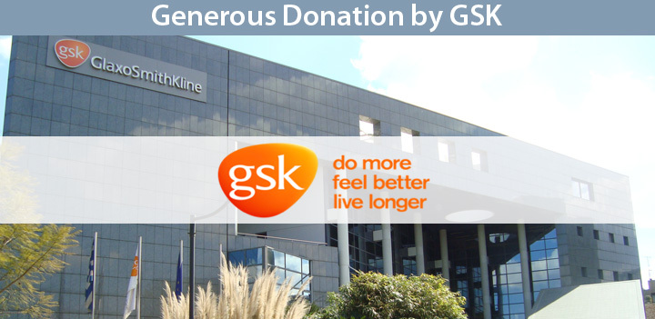 Generous Donation by GSK
