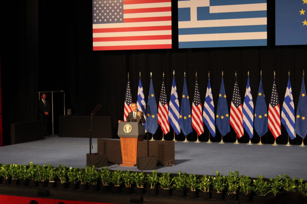 ACG Students at President Obama’s Speech in Athens