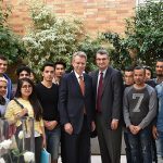 U.S. Ambassador in Athens Mr. Geoffrey R. Pyatt visits “Education Unites” refugee students at Deree’s Downtown Campus