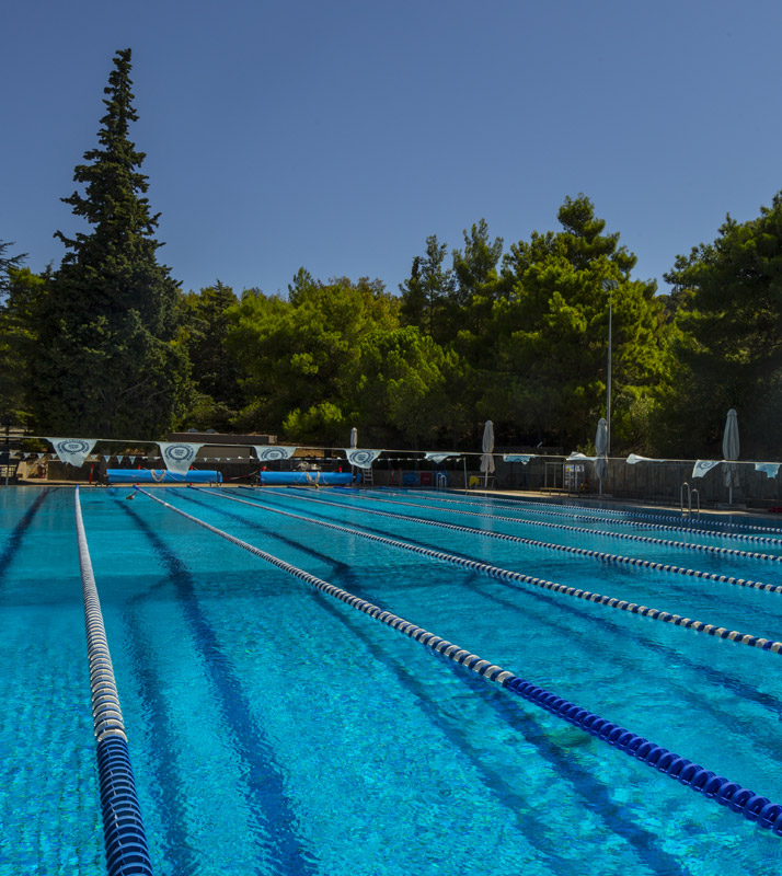 The American College of Greece swimming pool