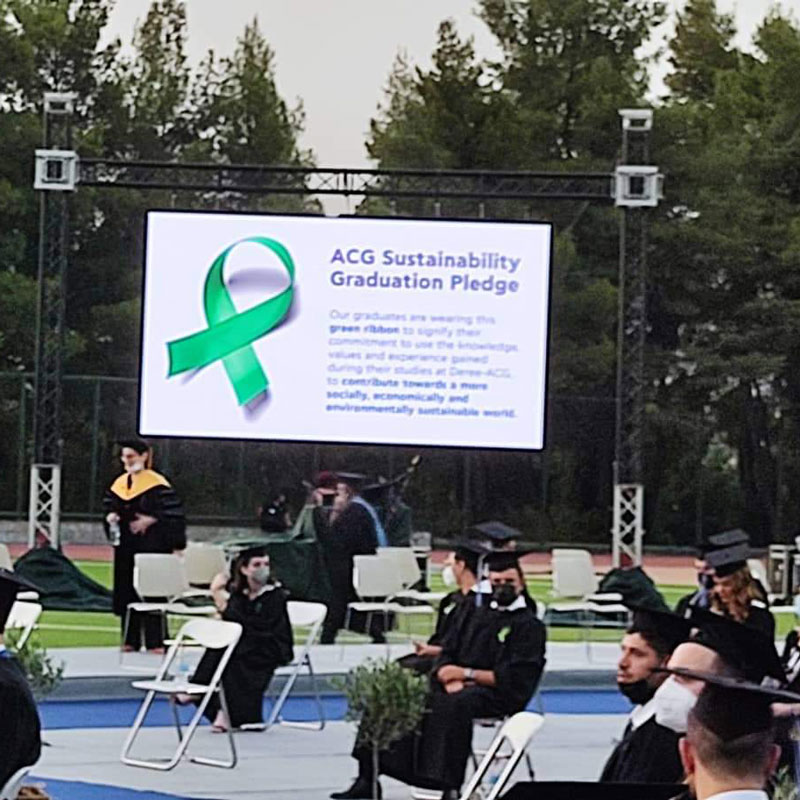 Sustainability at Commencement