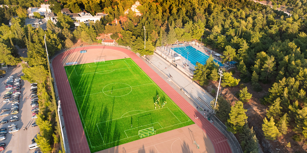 The American College of Greece stadium Aghia Paraskevi