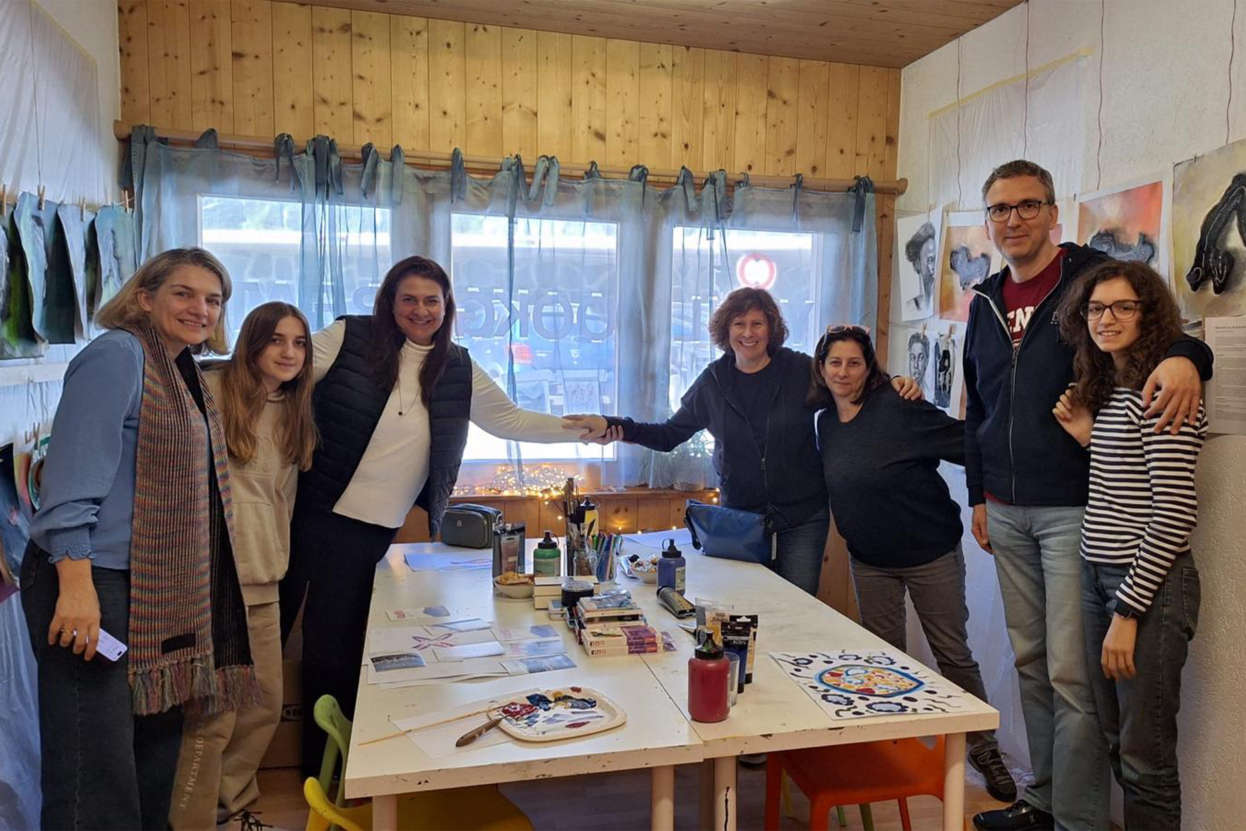 Swiss Chapter Pitta Cutting