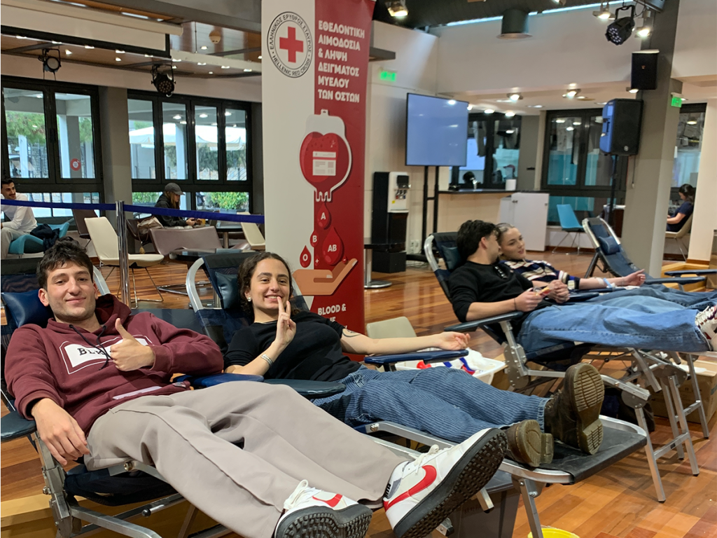 ACG Community Service Days: 3-day Spring Blood Drive to Support Aretaio & NIMTS Hospitals, Aimodosia 365 & the Hellenic Red Cross